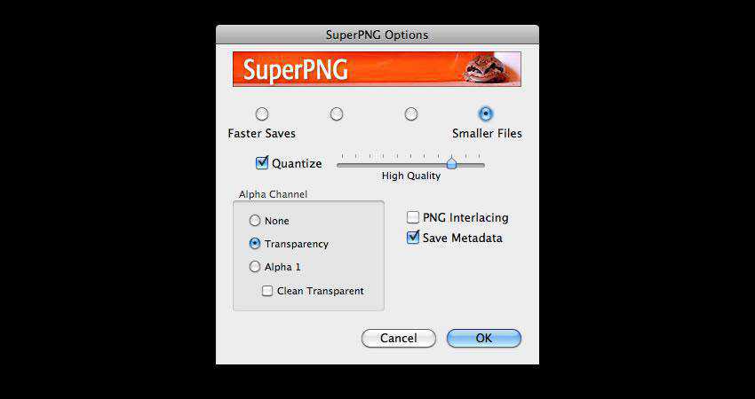 SuperPNG Plugin Extension