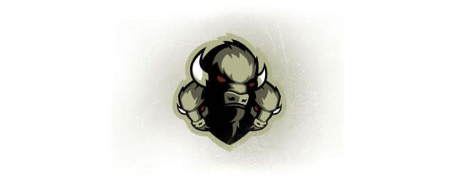 Buffalo Stampede Logo animal