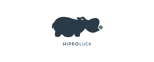 Hippo Luck Logo animal