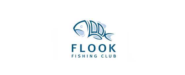 Flook Fishing Club Logo animal