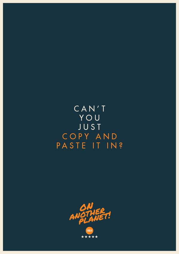 The Client is Always Right poster collection Can't you just