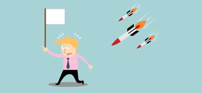 Surrender missile attack Creative Conflict