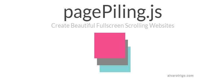 pagePiling.js jQuery plugin for 'piling' your sections over  one another and accessing them by scrolling