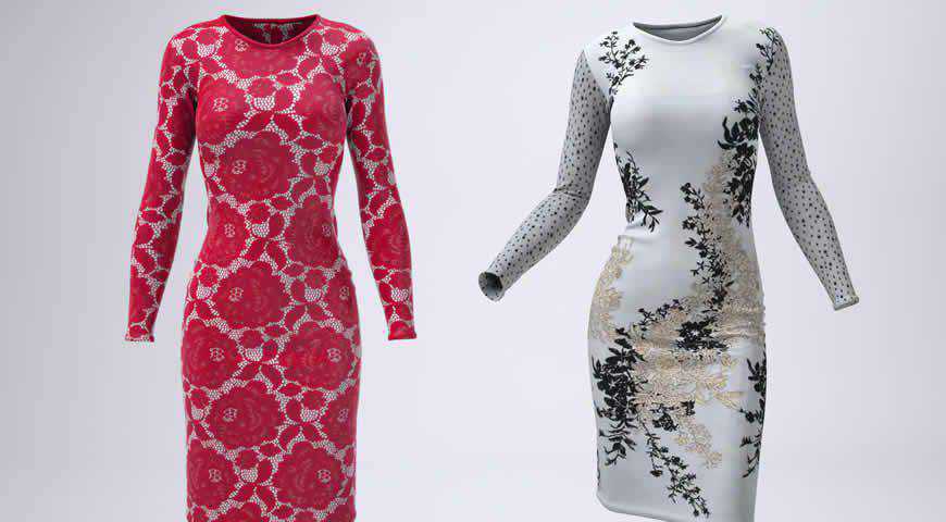 Body-Con Dress Photoshop PSD Mockup Template