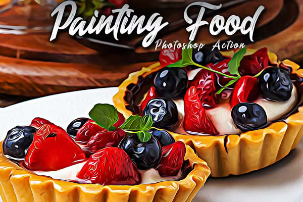 Painting Food Photoshop Actions