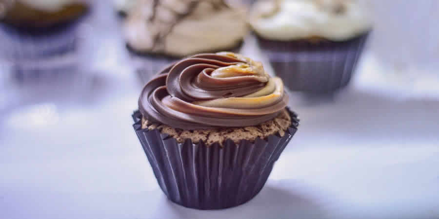 macro photography cupcake chocolate display food photography