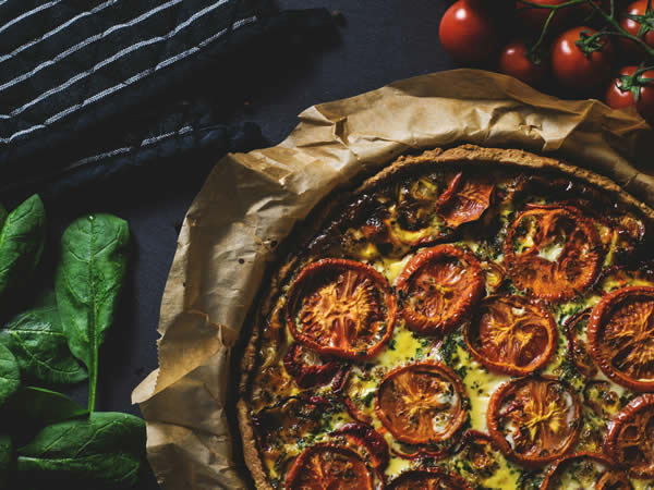 Tomato Pizza food photography inspiration