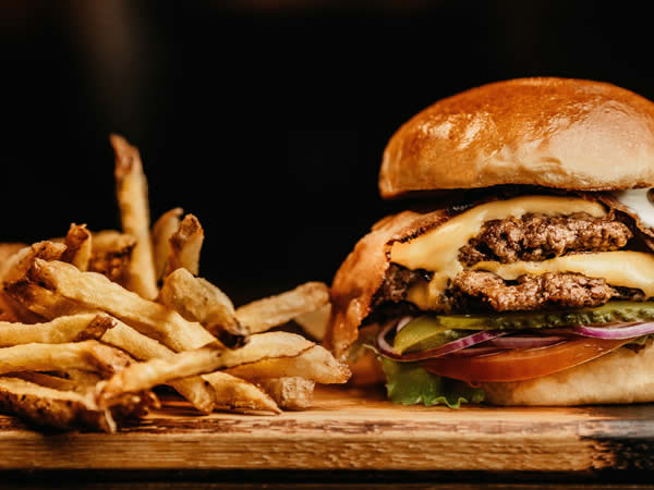burger fries food photography inspiration