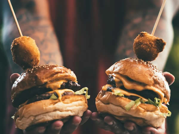 skewers man Hamburger cheese food photography inspiration