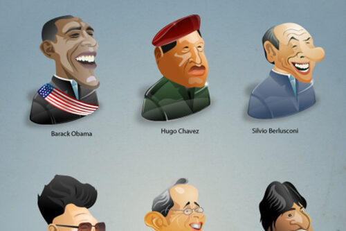 Free Political Characters Icon Set (AI & PNG Formats)