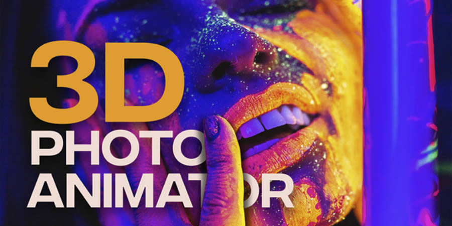 3D Photo Gallery DaVinci Resolve Template
