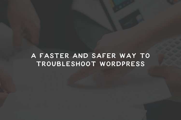 A Faster and Safer Way to Troubleshoot WordPress