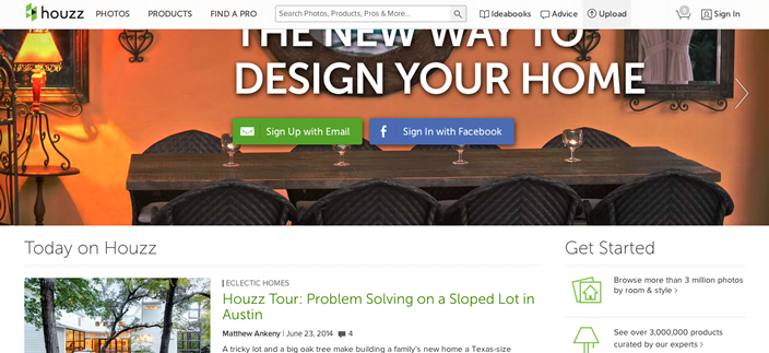 Sticky Fixed Navigation Houzz